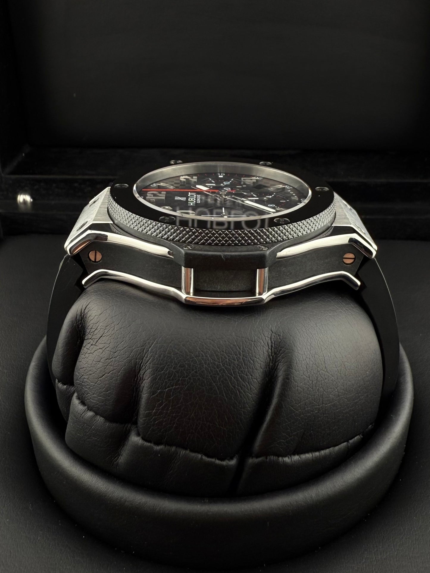 HUBLOT - Big Bang 44mm Carbon Fiber Dial 301.SB.131.RX(Travel Case & Alligator Band)