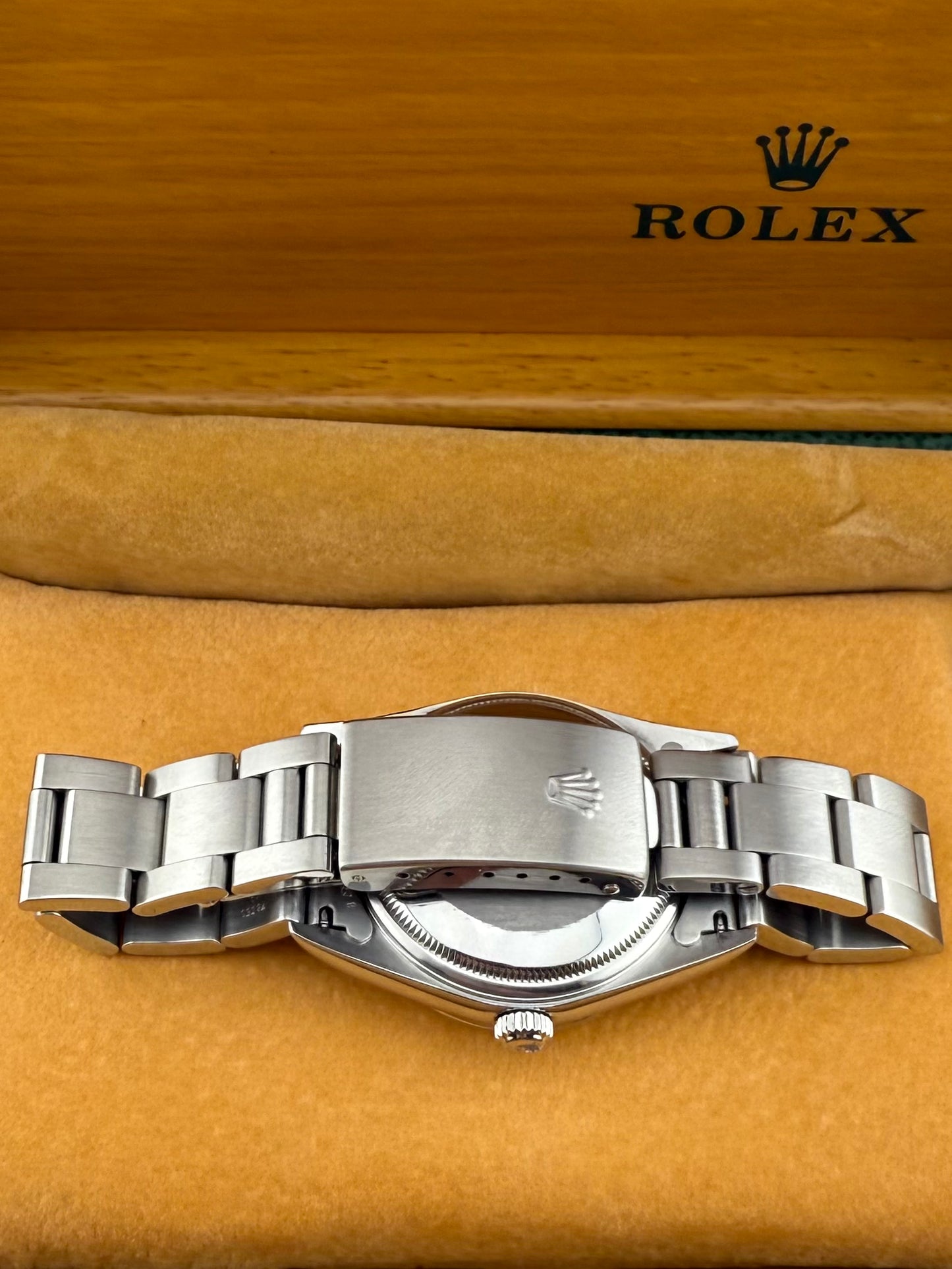 ROLEX - Air-King Oyster Perpetual Stainless Steel Rare Blue Arabic 14000(With Box)