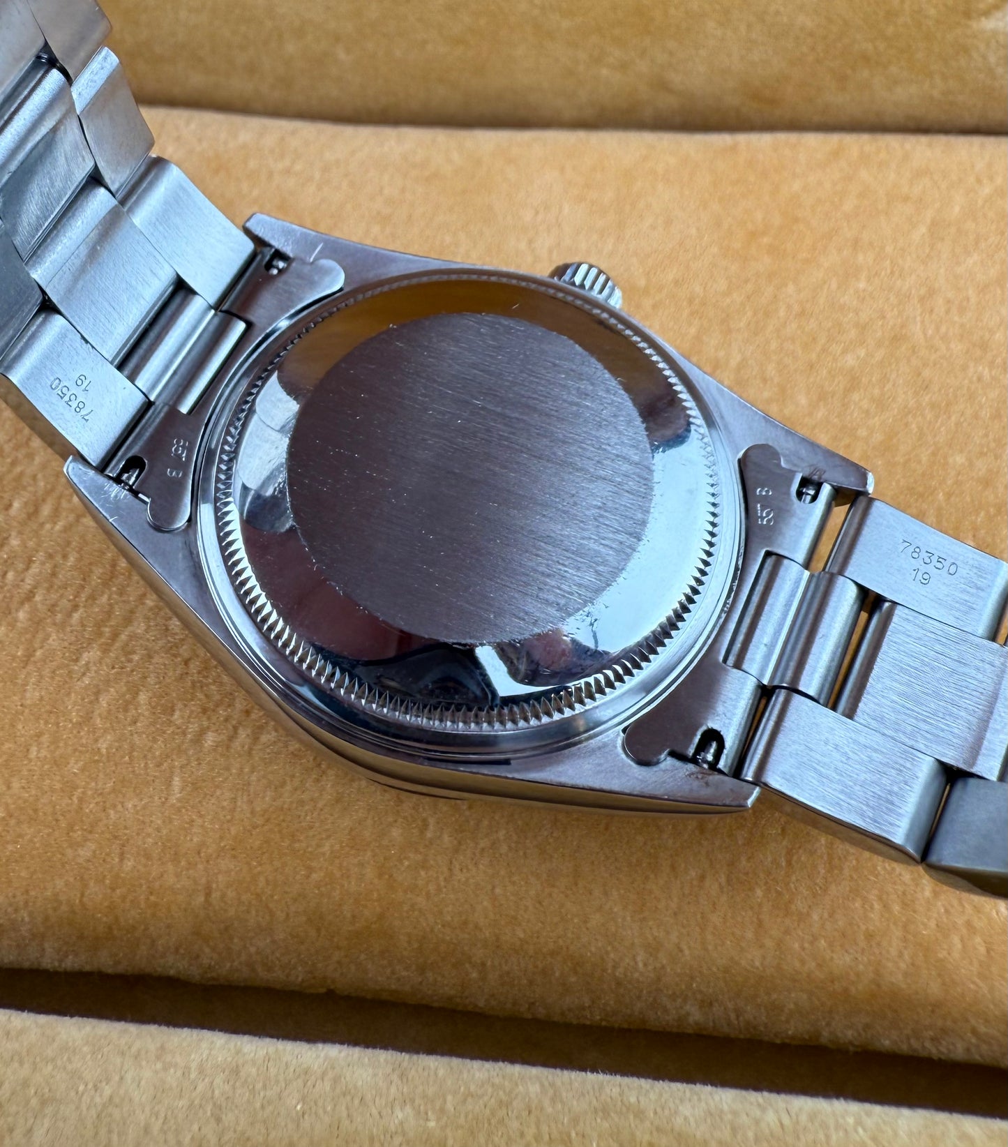 ROLEX - Air-King Oyster Perpetual Stainless Steel Rare Blue Arabic 14000(With Box)
